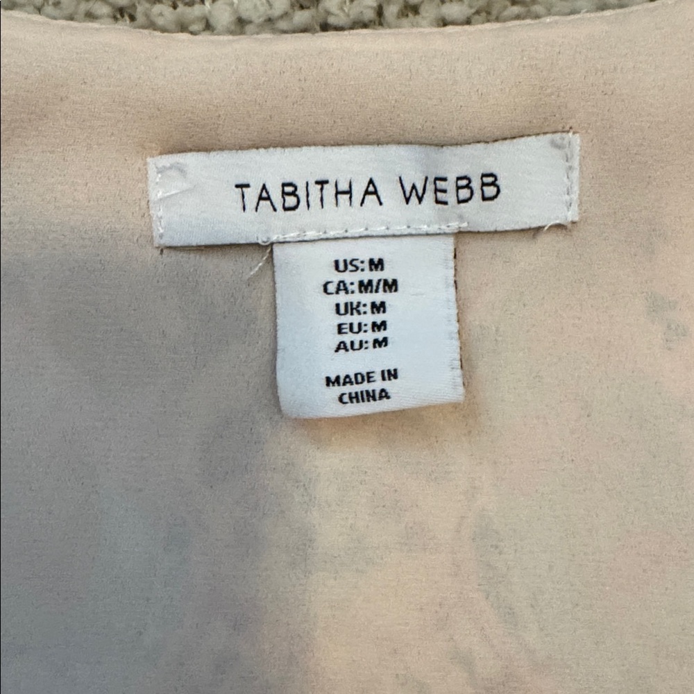 Tabitha Webb Paisley Floral Sleeveless Tank – Size Medium - Picture 2 of 3